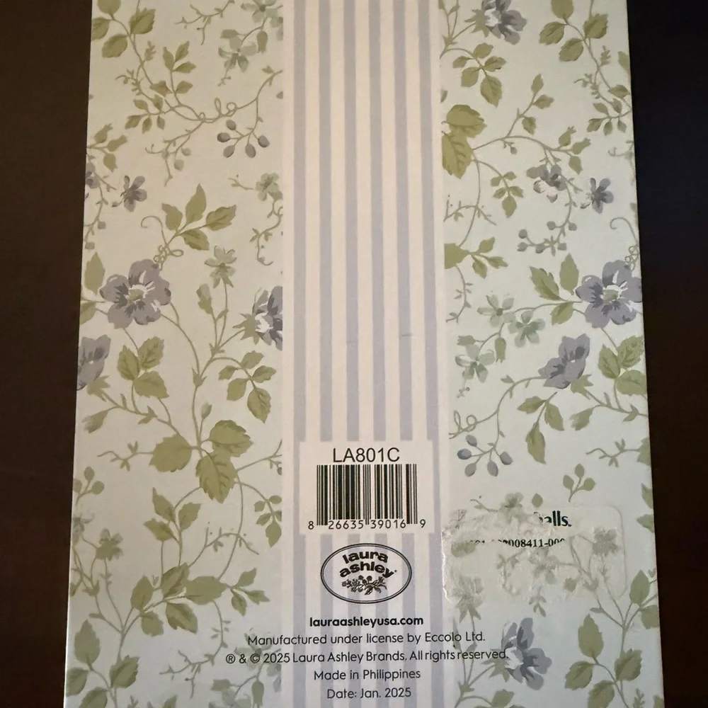 NIB Laura Ashley Pastel Pencil Set with Floral Design